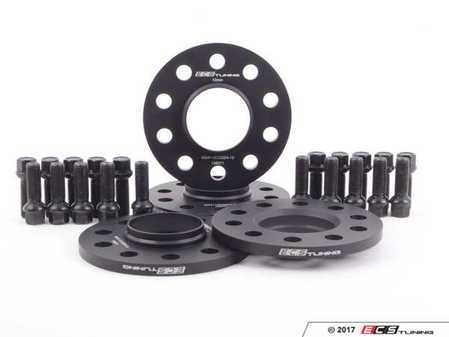ECS Tuning 19" Wheel Spacer Flush Fit Kit - Black Bolts - Eurosport Performance