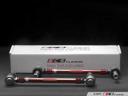 ECS Tuning Adjustable Front Sway Bar End Links - Pair