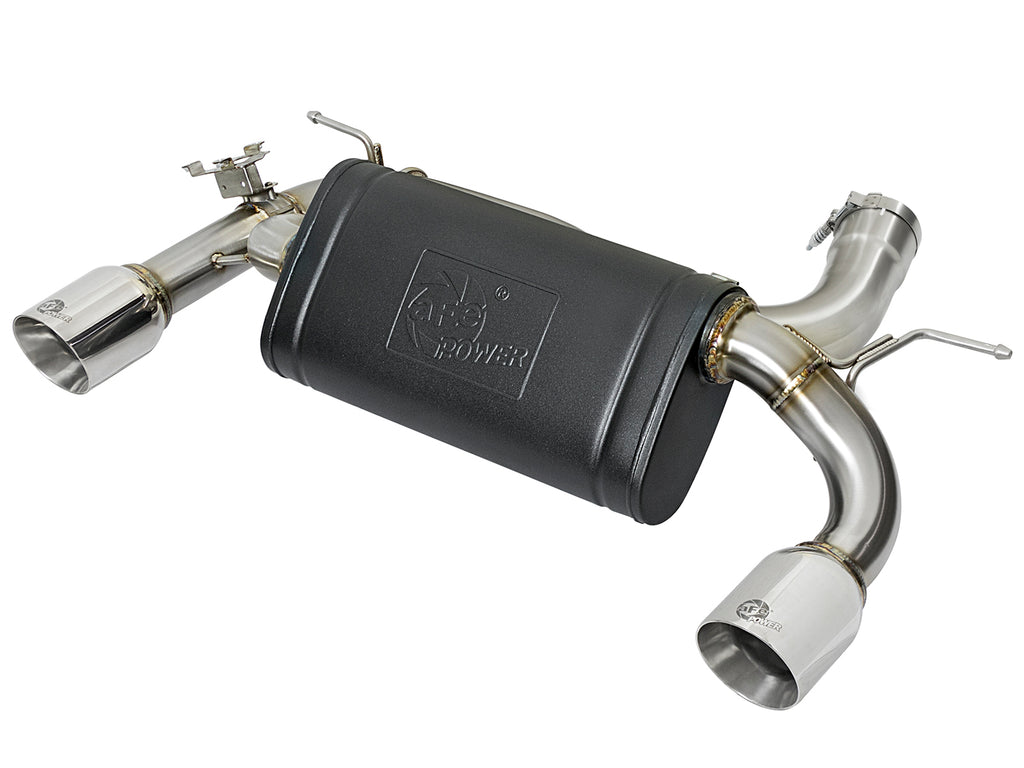 MACH Force-Xp Axle-Back Stainless Steel Exhaust System w/Polished Tips - Eurosport Performance