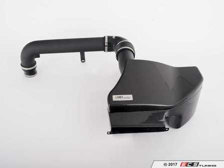 ECS Tuning Kohlefaser Luft-Technik Intake System - With Carbon Fiber Box & Wrinkle Black Aluminum Tubes - Eurosport Performance