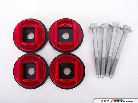 ECS Tuning Polyurethane Rear Subframe Bushing Insert Kit - Audi A3 (8P) & VW Tiguan - Eurosport Performance