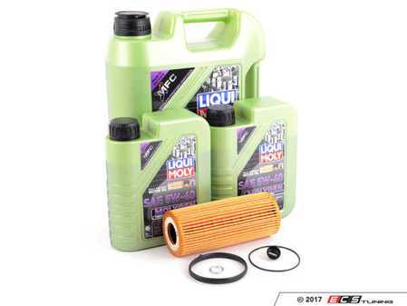 ECS Tuning Liqui Moly MolyGen - Kit d'entretien d'huile premium - Avec bouchon de vidange magnétique ECS