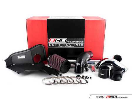 ECS Tuning Luft-Technik Intake System - With Heat Shield & Polished Aluminum Tubes - Eurosport Performance