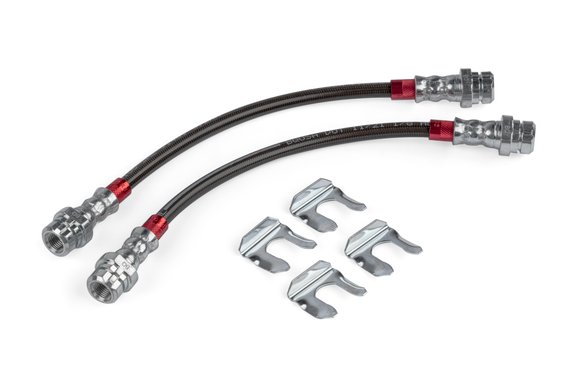 APR Braided Stainless Steel Brake Lines (Set of 2) - Rear - Eurosport Performance