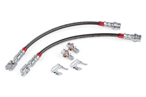 APR Braided Stainless Steel Brake Lines (Set of 2) - Rear - Eurosport Performance