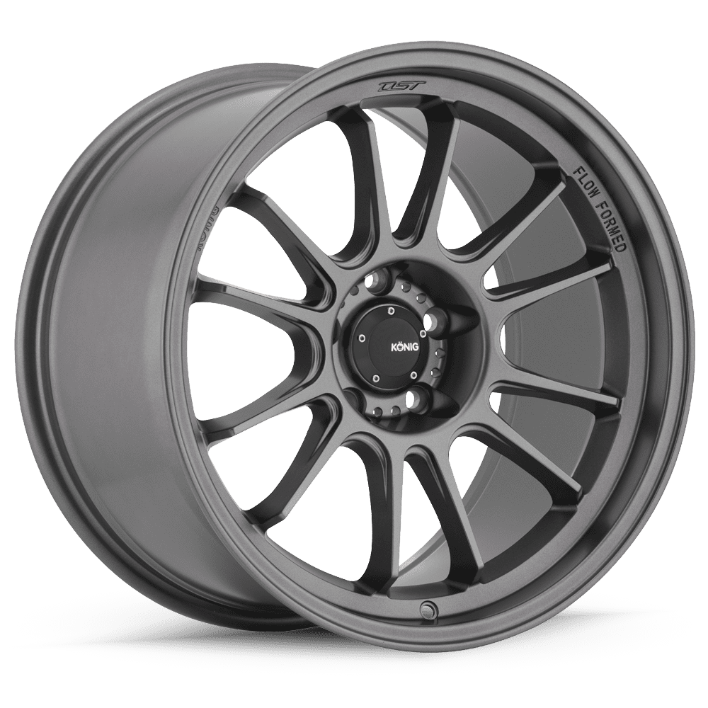 Konig Hypergram 16x8 4x100 ET38 Matte Grey - Eurosport Performance