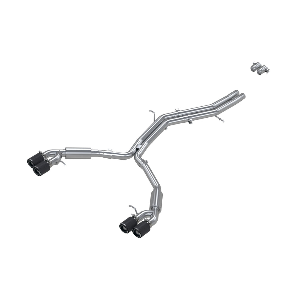 MBRP Armor Pro Cat-Back Exhaust System (Carbon Tips) - Audi S4 / S5 (2018-22)