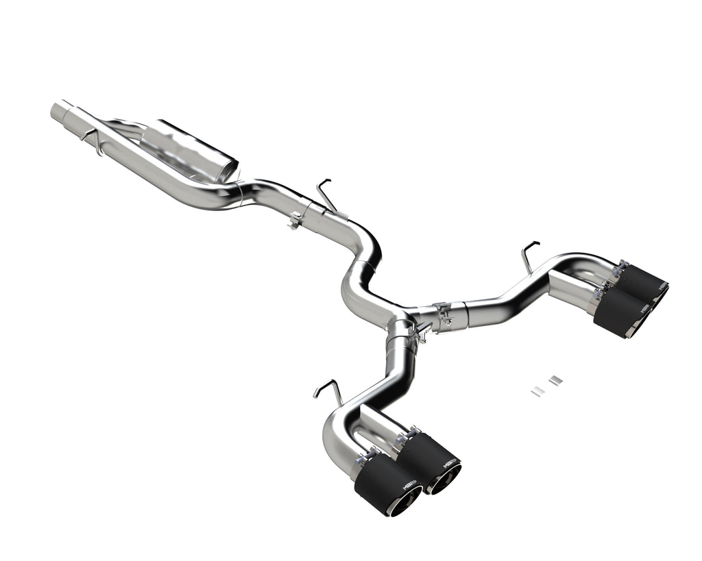 MBRP Armor Pro Cat-Back Exhaust System (Carbon Tips) - VW Golf R MK8 (2022+) - Eurosport Performance