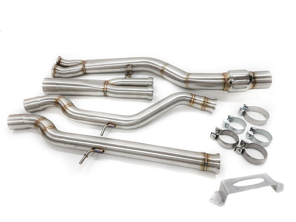 ARM Motorsports 3.5" Resonated Midpipe Upgrade - BMW S55 - Eurosport Performance