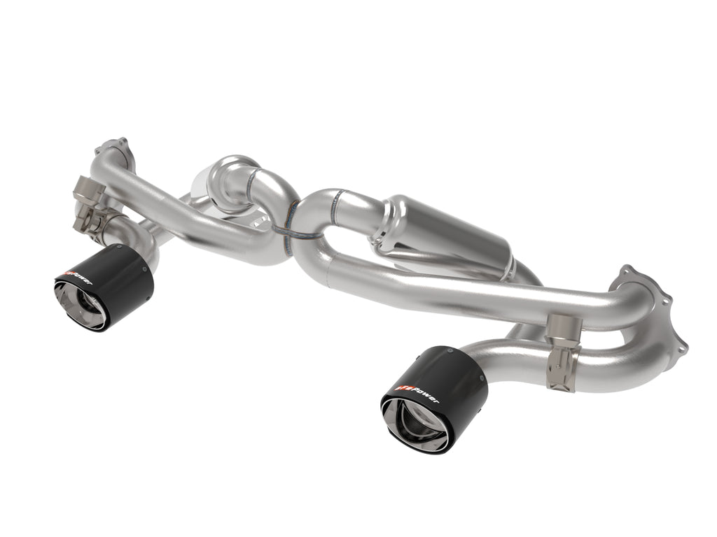MACH Force-Xp 2-1/2 IN 304 Stainless Steel Cat-Back Exhaust w/ Carbon Tip - Eurosport Performance