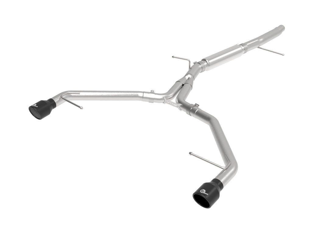 MACH Force-Xp 3 IN to 2-1/2 IN Stainless Steel Axle-Back Exhaust System Black - Eurosport Performance