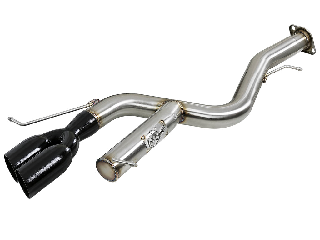 MACH Force-Xp 3 IN 304 Stainless Steel Axle-Back Exhaust System w/Black Tip - Eurosport Performance