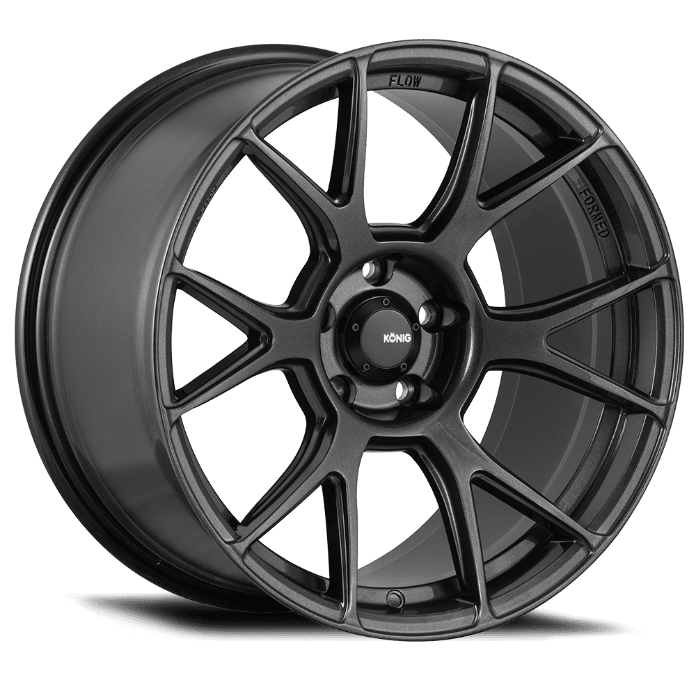 Konig Ampliform 20x8.5 5x120 ET45 Dark Metallic Graphite - Eurosport Performance