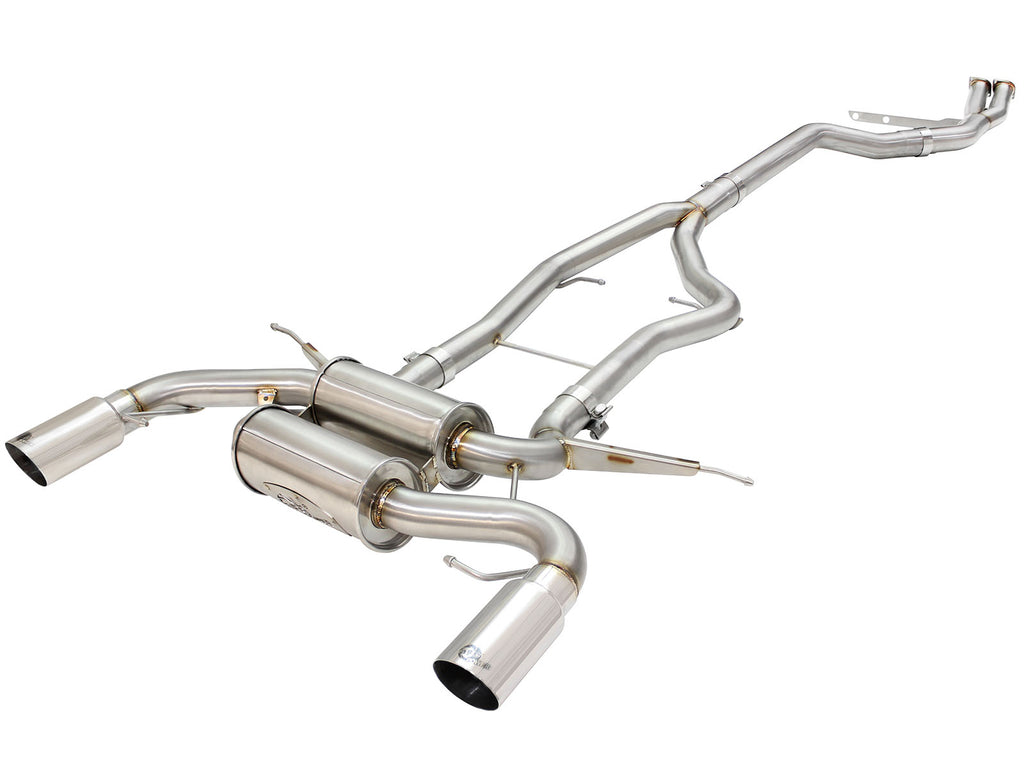 MACH Force-Xp 3 to 2-1/2in Stainless Steel Cat-Back Exhaust Sys w/Polished Tip - Eurosport Performance
