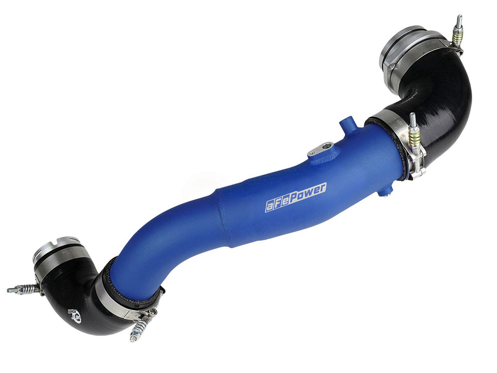 BladeRunner 2-1/2 IN to 3 IN Aluminum Hot Charge Pipe Blue - Eurosport Performance
