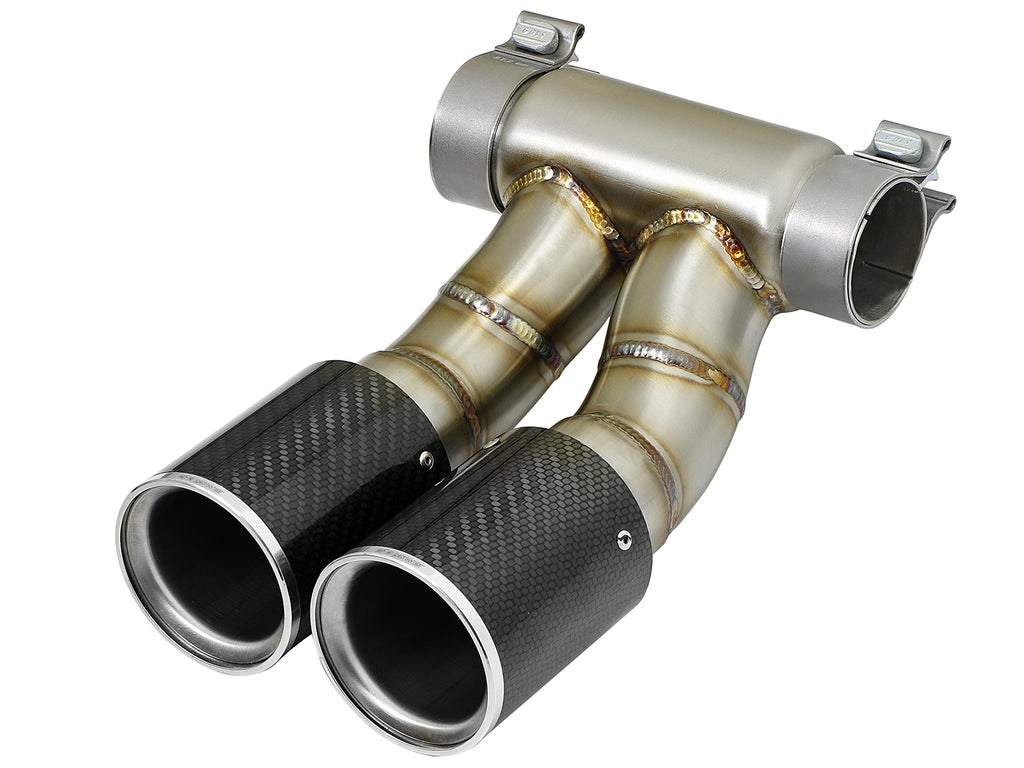 MACH Force-Xp 3-1/2 IN Carbon Fiber OE Replacement Exhaust Tips - Eurosport Performance
