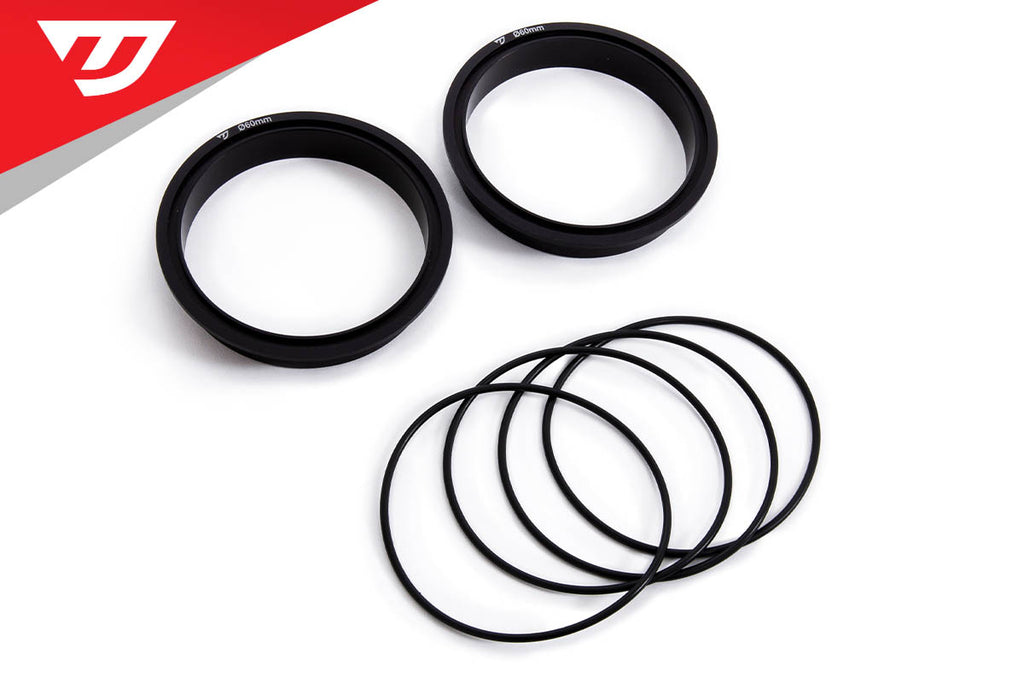 Unitronic 60mm Adapter Ring Set for C8 4.0TT Turbo Inlets - Eurosport Performance