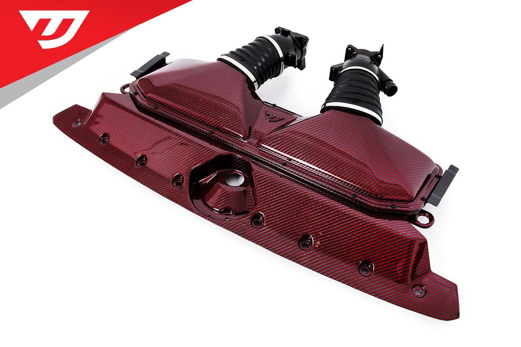 Unitronic Carbon Fiber Intake & Turbo Inlets for C8 RS 6/RS 7 Red Carbon Kevlar - Eurosport Performance