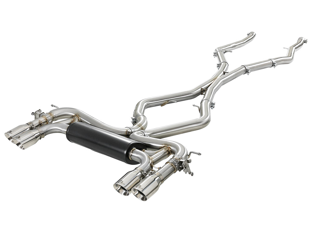 MACH Force-XP 3-1/2 IN 304 Stainless Steel Cat-Back Exhaust w/ Polished Tip - Eurosport Performance