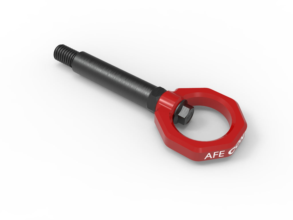 aFe Control Rear Tow Hook Red - Eurosport Performance