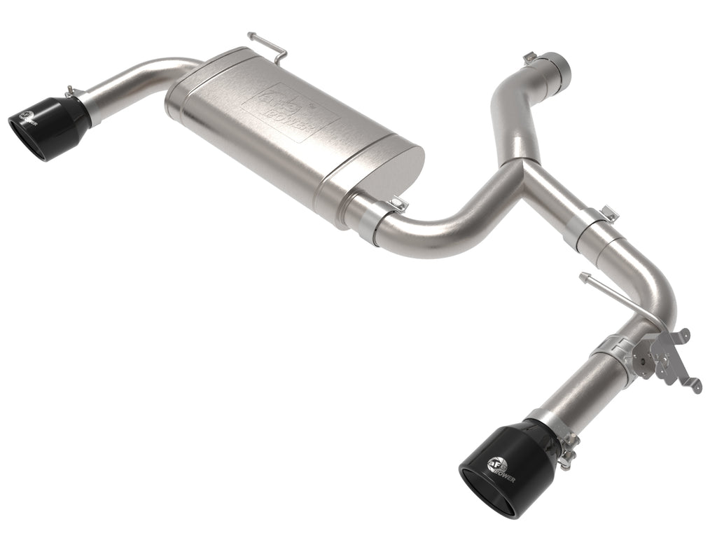MACH Force-Xp 3 to 2-1/2 IN Stainless Steel Axle-Back Exhaust w/Black Tip - Eurosport Performance
