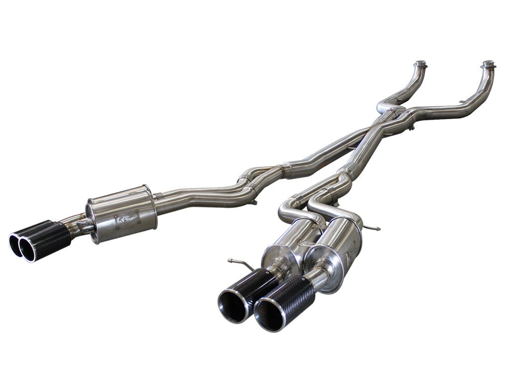 MACH Force-Xp 3 IN 304 Stainless Steel Cat-Back Exhaust System w/ Carbon Tip - Eurosport Performance