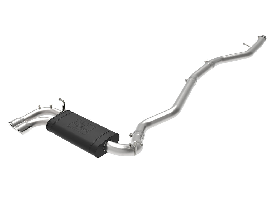 MACH Force-XP 2-1/2 IN 304 Stainless Steel Cat-Back Exhaust w/ Polished Tips - Eurosport Performance