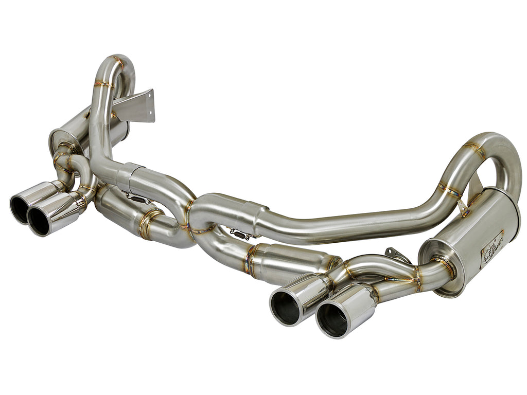 MACH Force-Xp 2-1/2 IN 304 Stainless Steel Cat-Back Exhaust w/Polished Tips - Eurosport Performance