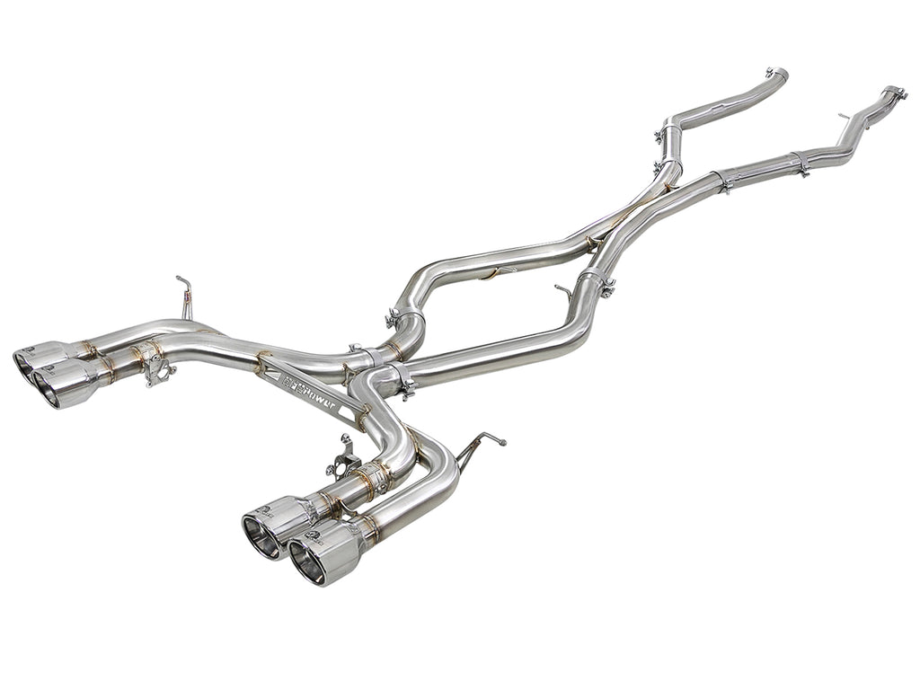 MACH Force-XP 3-1/2 IN 304 Stainless Steel Cat-Back Exhaust w/ Polished Tip - Eurosport Performance