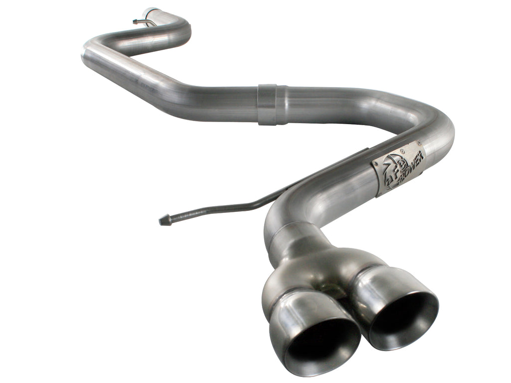 Large Bore-HD 2-1/2in 409 Stainless Steel Cat-Back Exhaust System - Eurosport Performance
