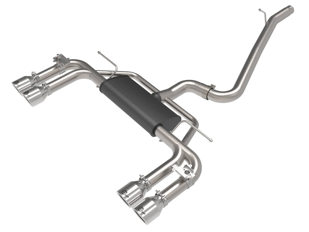 MACH Force-Xp 3 IN to 2-1/2 IN Stainless Steel Cat-Back Exhaust System Polished - Eurosport Performance
