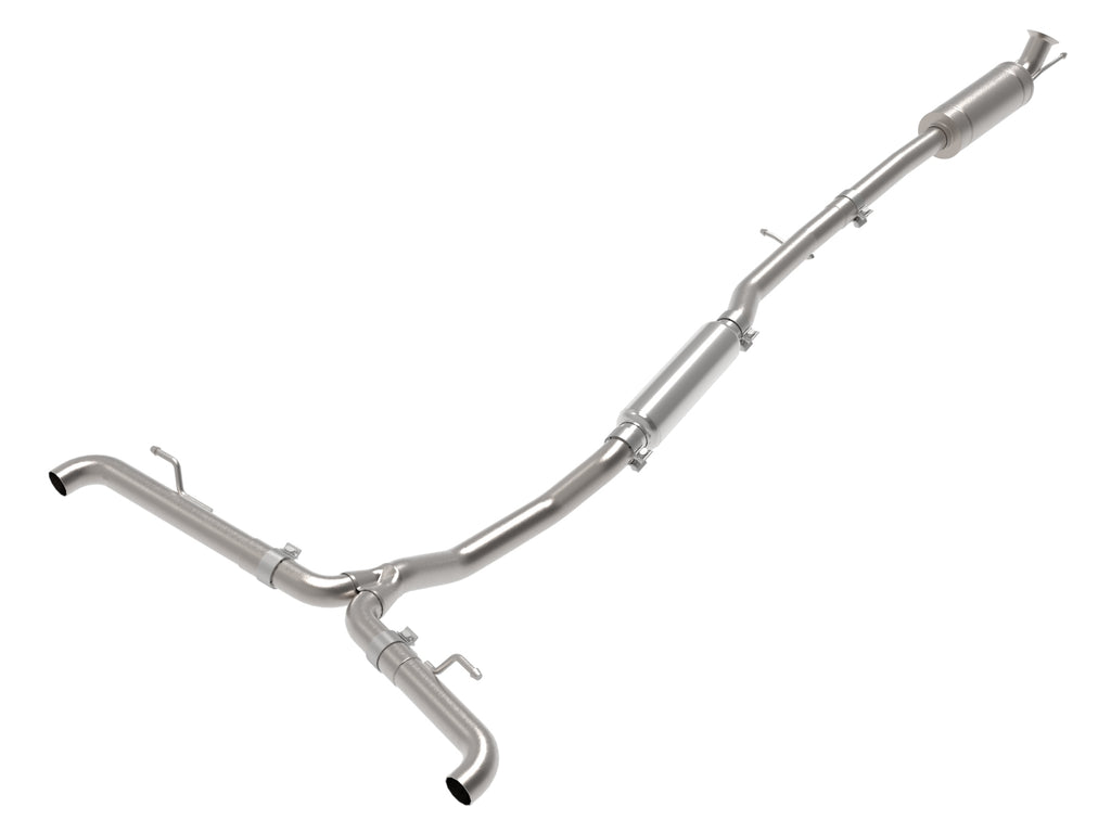 MACH Force-Xp 2-1/2 IN to 2-1/4 IN 304 Stainless Steel Cat-Back Exhaust System - GLA250 - Eurosport Performance