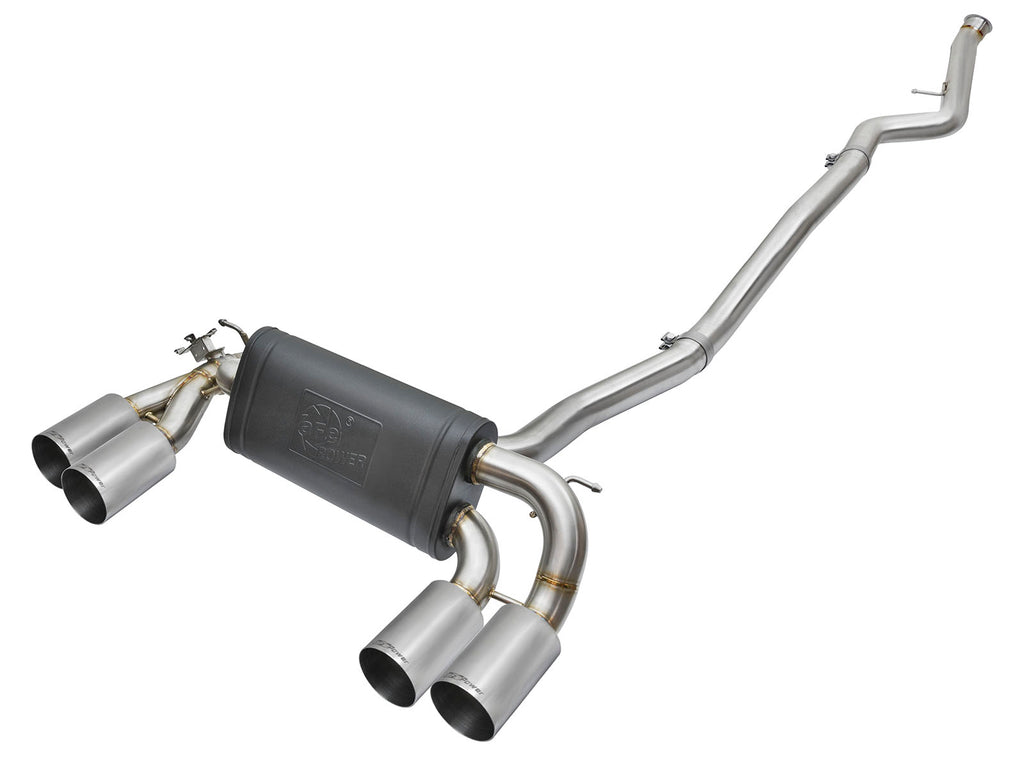 MACH Force-Xp 3 to 2-1/2 IN 304 Stainless Steel Cat-Back Exhaust w/ Polished Tip - Eurosport Performance