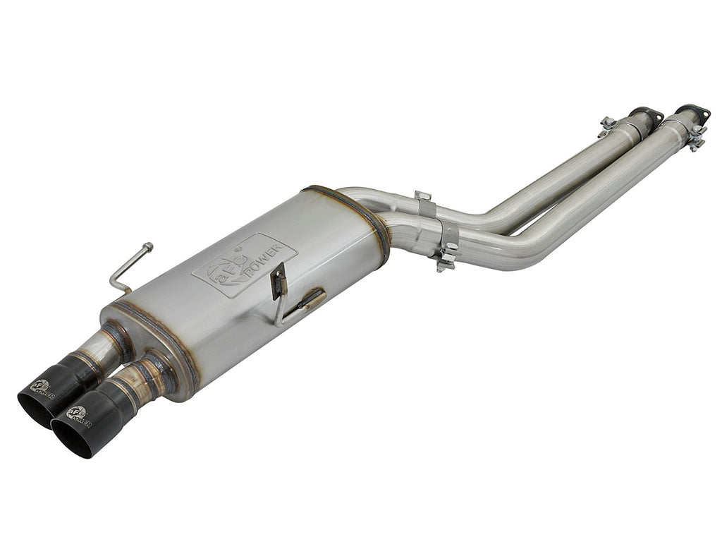MACH Force-Xp Stainless Steel Cat-Back Exhaust System w/ Black Tip - Eurosport Performance