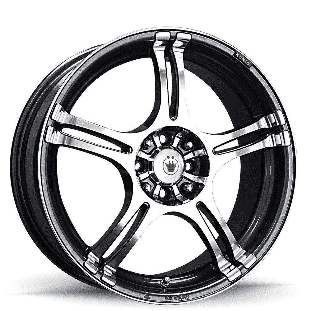 Konig Incident 16x7 8x100/114.3 ET40 Graphite - Eurosport Performance