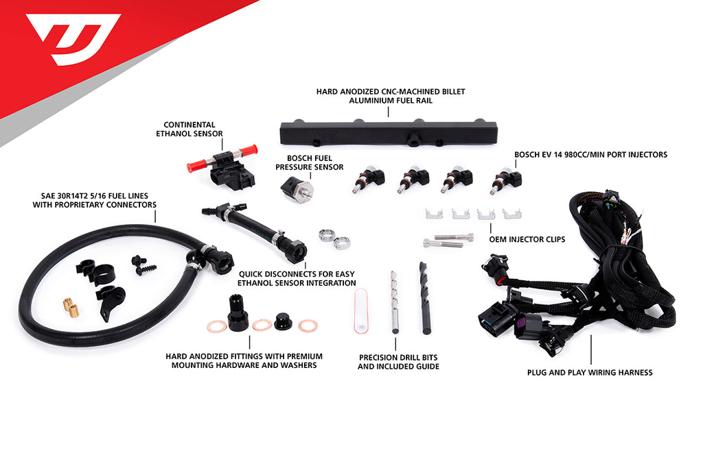 Unitronic MPI Fuel Rail Upgrade Kit for MQB EA888.3 - Eurosport Performance